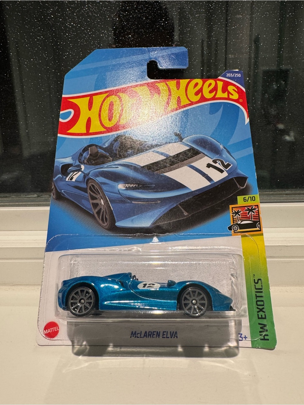 Hot Wheels McLaren Elva Metallic Blue